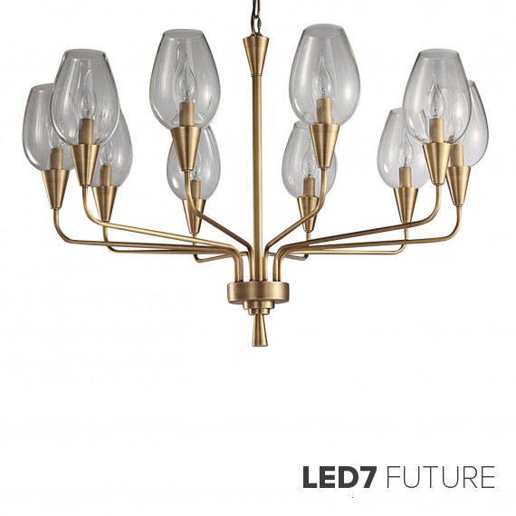 Loft Industry Modern - Sunrise Chandelier